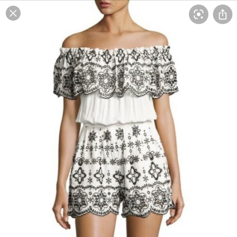 Parker Black and White Romper